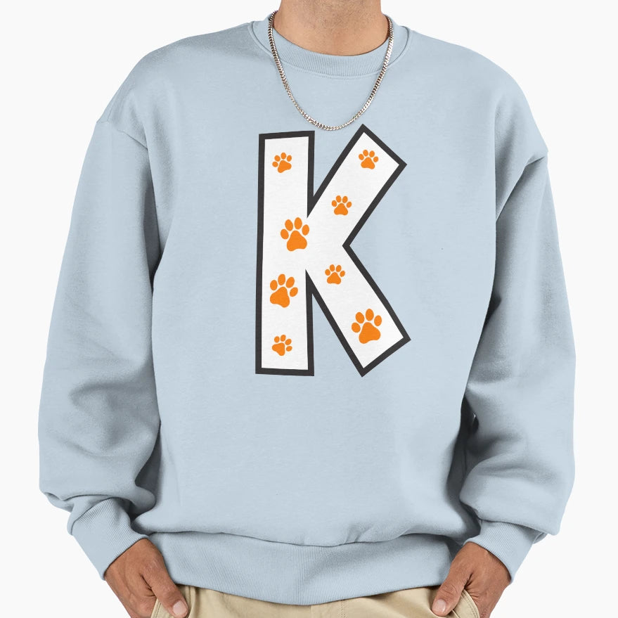 Paw Alphabet Sweatshirt - Streetwear Style Unisex - T-Shirt, Sweatshirt, Hoodie