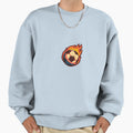 Blazing Fire Ball Elemental Sweatshirt - Streetwear Style for Adults - T-Shirt, Sweatshirt, Hoodie