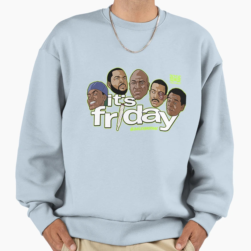Its Friday Sweatshirt - Minimalist Print Unisex - T-Shirt, Sweatshirt, Hoodie