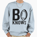 Bo Knows Ball Black Text Sweatshirt - Fun Novelty Design Unisex - T-Shirt, Sweatshirt, Hoodie