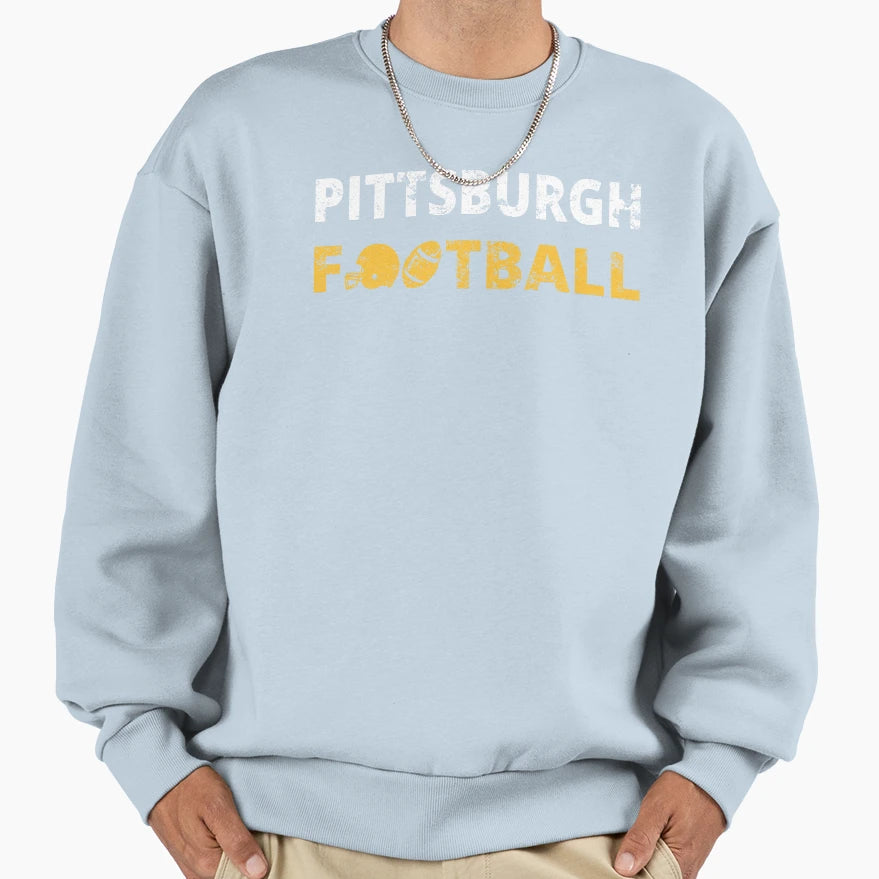 Pittsburgh Football Team Iii Sweatshirt - Trendy Graphic Unisex - T-Shirt, Sweatshirt, Hoodie