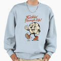 Kickin Through Life Soccer Ball Sweatshirt - Unique Graphic Men Women - T-Shirt, Sweatshirt, Hoodie