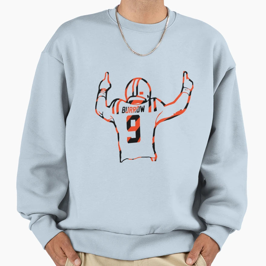 Burrow 9 New Sweatshirt - Custom Art Print Men Women - T-Shirt, Sweatshirt, Hoodie