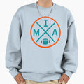 Miami Football Emblem Mia Sweatshirt - Novelty Apparel Men Women - T-Shirt, Sweatshirt, Hoodie