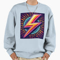 Neon Lightning Bolt Explosion Sweatshirt - Fun Novelty Design for Adults - T-Shirt, Sweatshirt, Hoodie