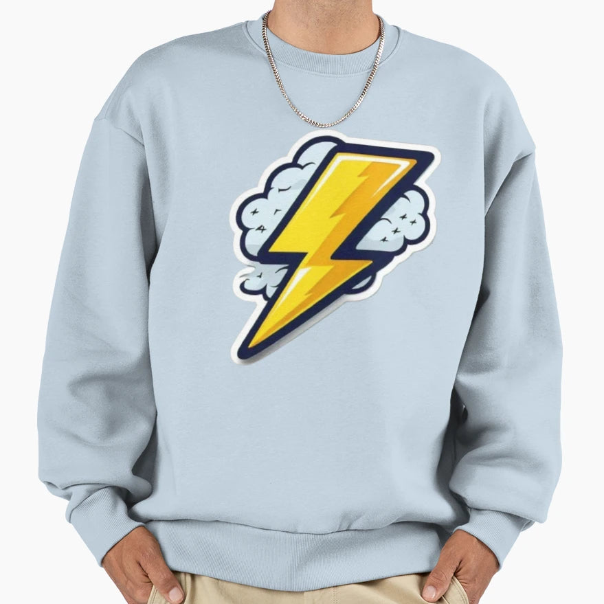 Thunderbolt Strike Sweatshirt - Unique Graphic Men Women - T-Shirt, Sweatshirt, Hoodie