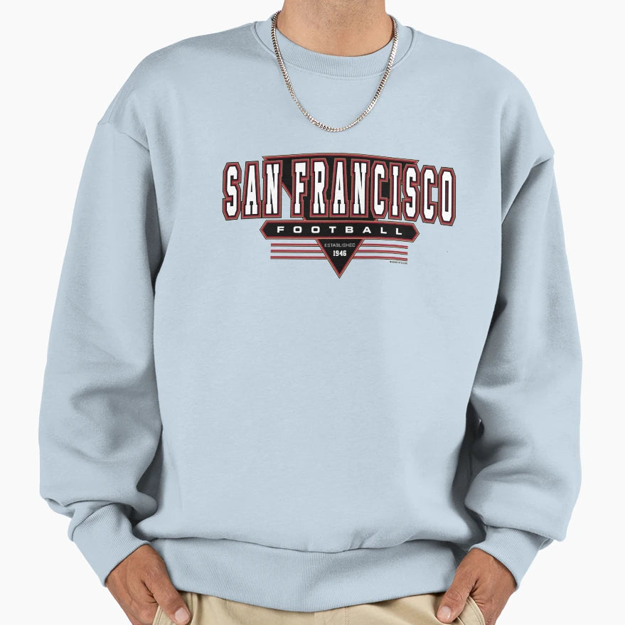 San Francisco Football 49Ers Inspired Sweatshirt - Trendy Graphic Unisex - T-Shirt, Sweatshirt, Hoodie