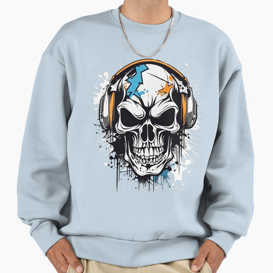 Copia De Calavera Mexico Sweatshirt - Graphic Print Unisex - T-Shirt, Sweatshirt, Hoodie