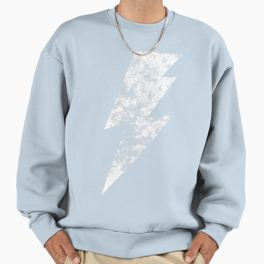 Lightning Bolt Sweatshirt - Casual Everyday Wear for Adults - T-Shirt, Sweatshirt, Hoodie