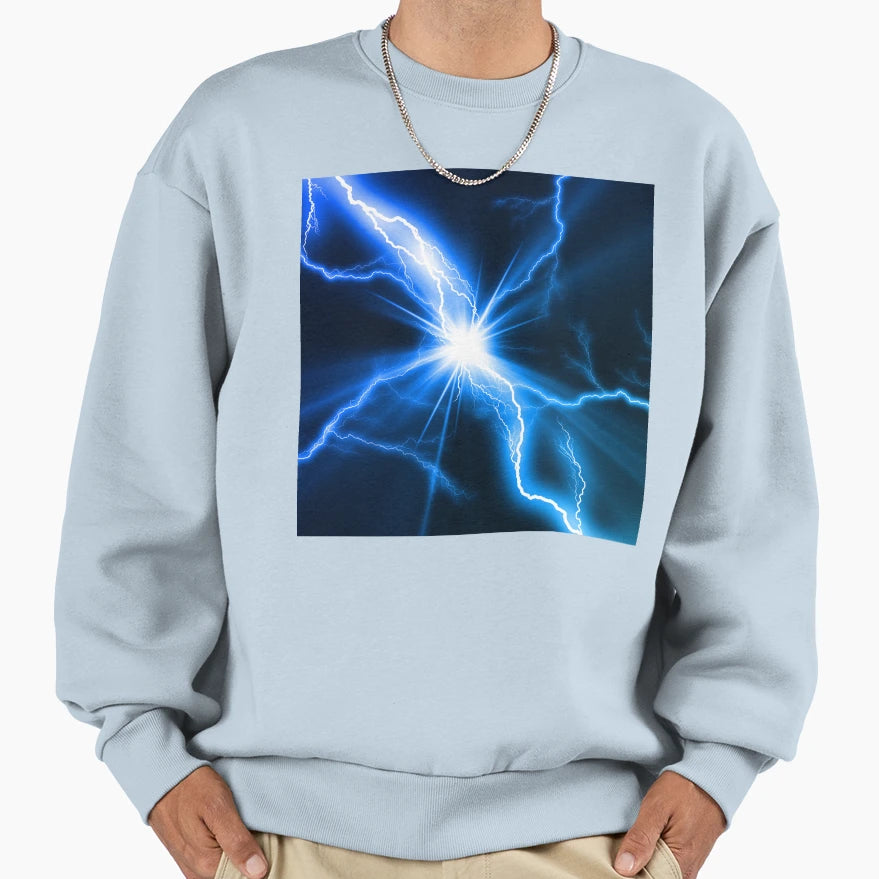 Spark Lightning Sweatshirt - Trendy Graphic Men Women - T-Shirt, Sweatshirt, Hoodie