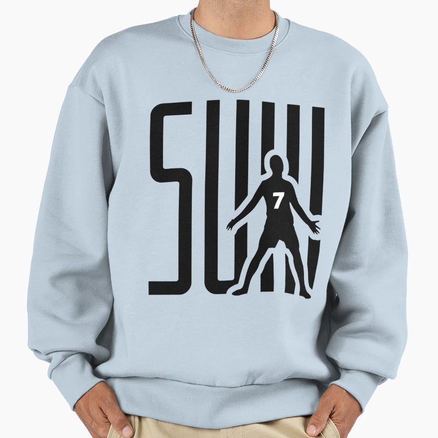 Cristiano Ronaldo Suii Sweatshirt - Novelty Apparel Men Women - T-Shirt, Sweatshirt, Hoodie