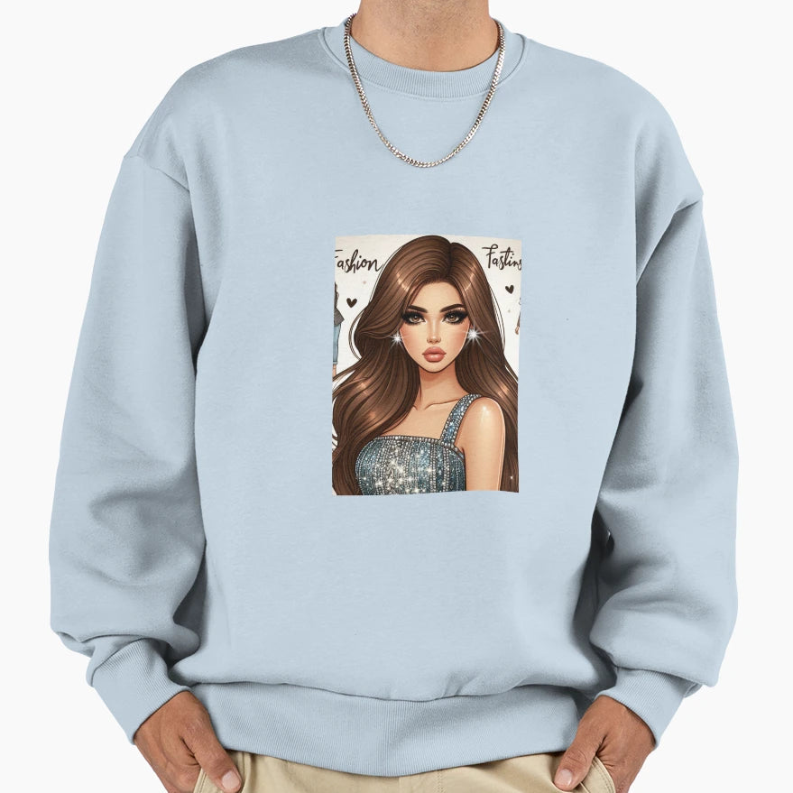 La Fashionista4 Sweatshirt - Aesthetic Graphic Unisex - T-Shirt, Sweatshirt, Hoodie