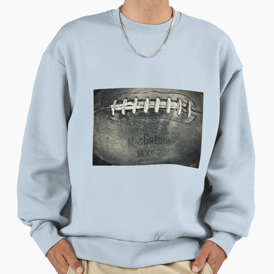 Sports Football Black And White Sweatshirt - Fun Novelty Design for Adults - T-Shirt, Sweatshirt, Hoodie
