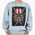 Austria Skull Roar Gothic Patriot Sweatshirt - Unique Graphic for Adults - T-Shirt, Sweatshirt, Hoodie