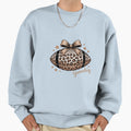 Game Day Football Leopard Sweatshirt - Casual Everyday Wear Men Women - T-Shirt, Sweatshirt, Hoodie