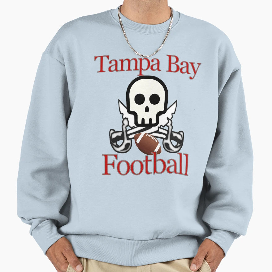 Tampa Bay Football Sweatshirt - Minimalist Print for Adults - T-Shirt, Sweatshirt, Hoodie