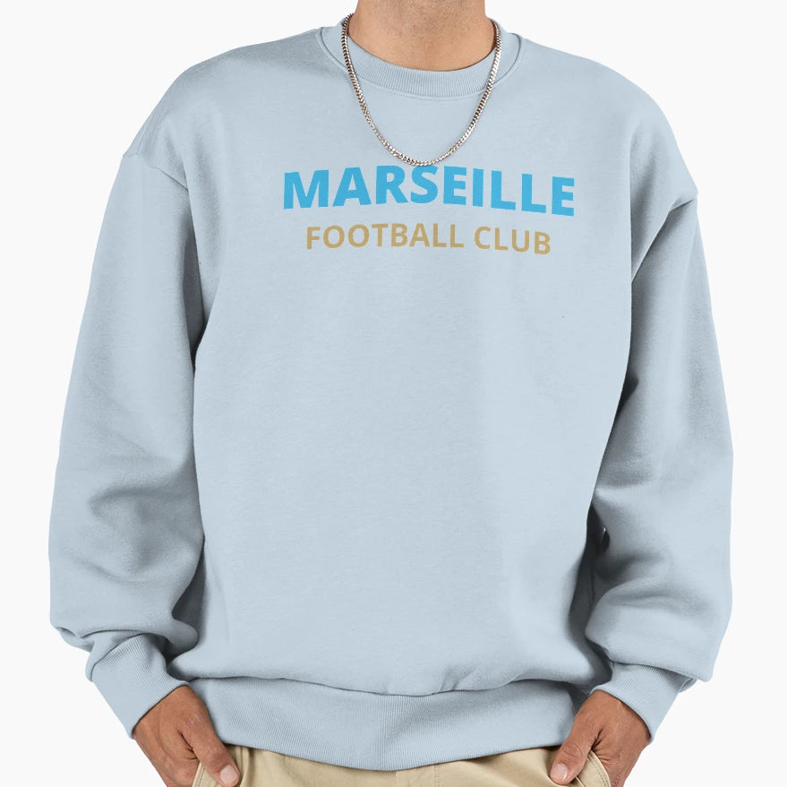 Marseille Football Club Sweatshirt - Aesthetic Graphic Men Women - T-Shirt, Sweatshirt, Hoodie