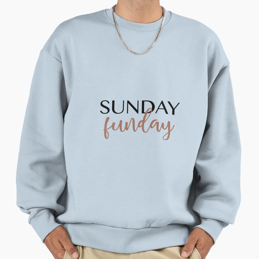 Sunday Funday Football Gameday Sweatshirt - Casual Everyday Wear for Adults - T-Shirt, Sweatshirt, Hoodie