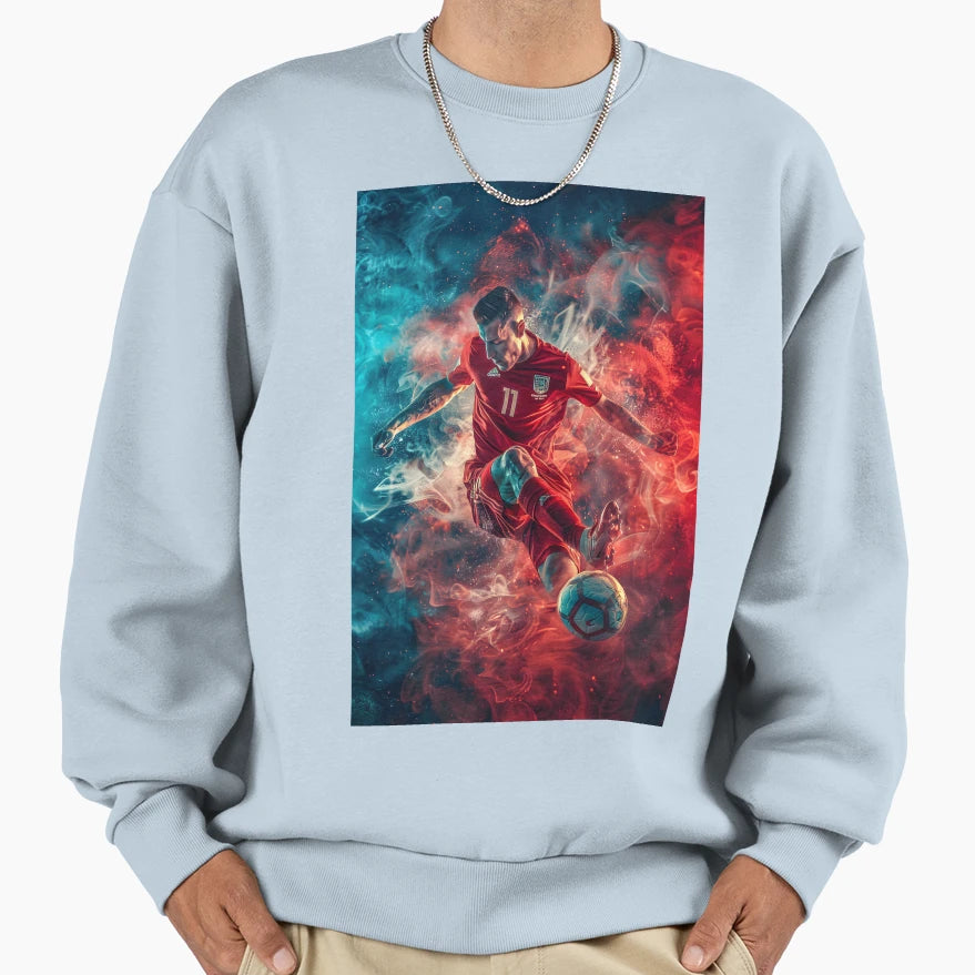 Red Football Sweatshirt - Fun Novelty Design for Adults - T-Shirt, Sweatshirt, Hoodie