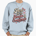 Here Snacks Compliments Sweatshirt - Custom Art Print for Adults - T-Shirt, Sweatshirt, Hoodie