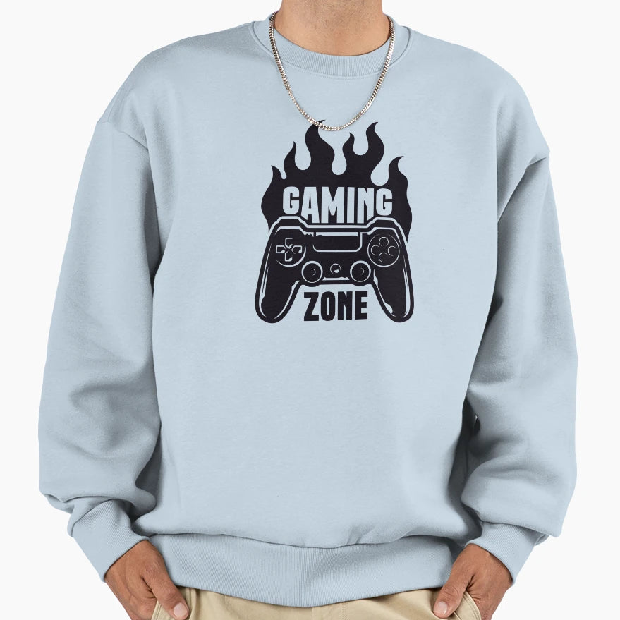 Gaming Zone Funny Gamer Sweatshirt - Trendy Graphic for Adults - T-Shirt, Sweatshirt, Hoodie