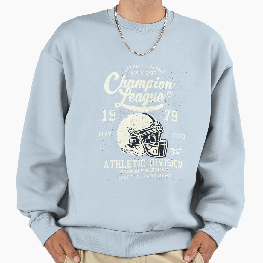 Champion League American Football Sweatshirt - Minimalist Print Unisex - T-Shirt, Sweatshirt, Hoodie