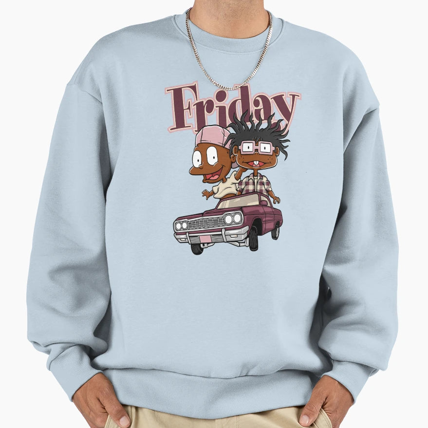 Friday Party Sweatshirt - Graphic Print Unisex - T-Shirt, Sweatshirt, Hoodie