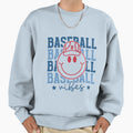 I Love Baseball Sideline Social Sweatshirt - Aesthetic Graphic Men Women - T-Shirt, Sweatshirt, Hoodie