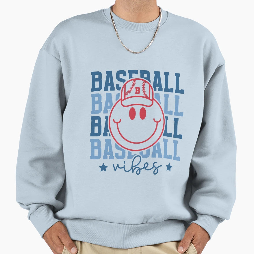 I Love Baseball Sideline Social Sweatshirt - Aesthetic Graphic Men Women - T-Shirt, Sweatshirt, Hoodie