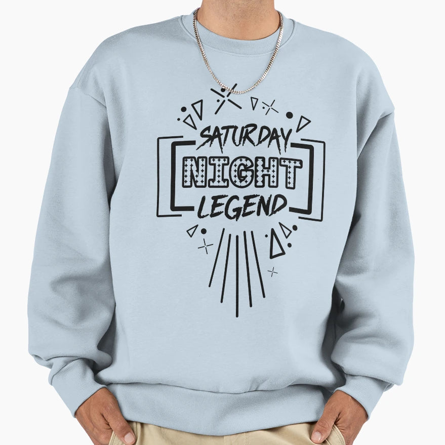 Saturday Party Sweatshirt - Custom Art Print Men Women - T-Shirt, Sweatshirt, Hoodie