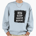 Eat Sleep Futsal Repeat Funny Futsal Sweatshirt - Streetwear Style Unisex - T-Shirt, Sweatshirt, Hoodie