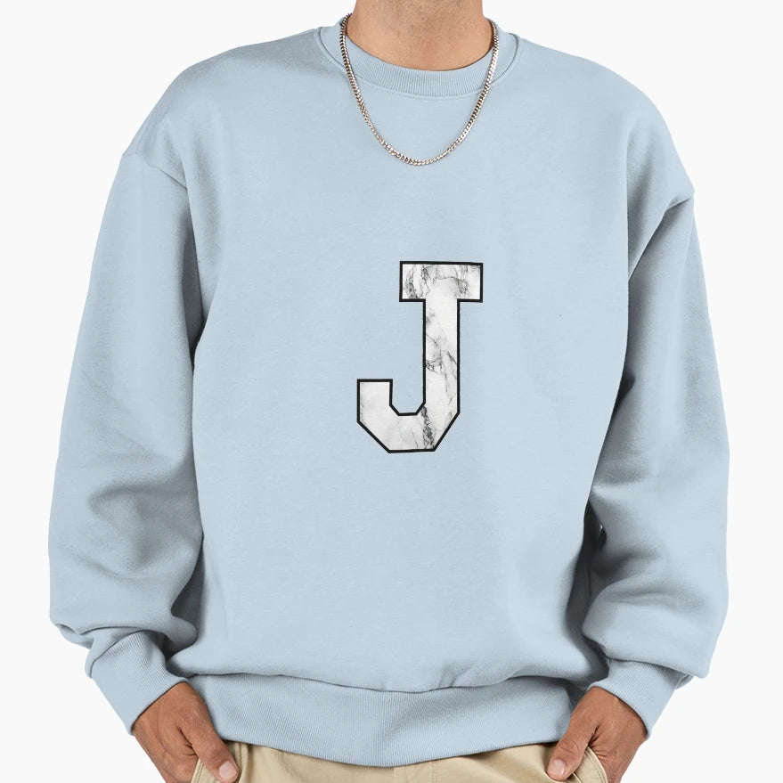 Letter J Sweatshirt - Fun Novelty Design for Adults - T-Shirt, Sweatshirt, Hoodie