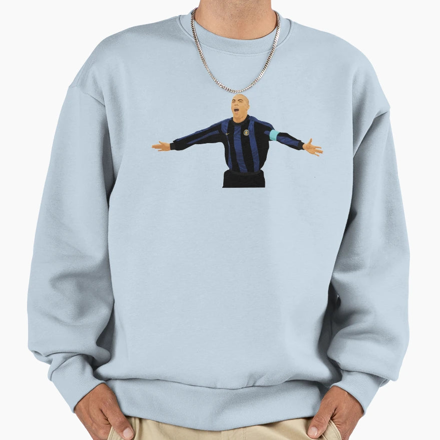 Ronaldo Milan 2000 Sweatshirt - Unique Graphic Men Women - T-Shirt, Sweatshirt, Hoodie