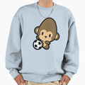 Soccer Monkey Sweatshirt - Graphic Print Men Women - T-Shirt, Sweatshirt, Hoodie