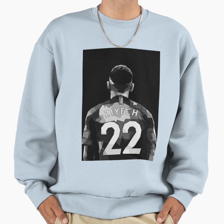 Hakim Ziyech Sweatshirt - Custom Art Print Men Women - T-Shirt, Sweatshirt, Hoodie