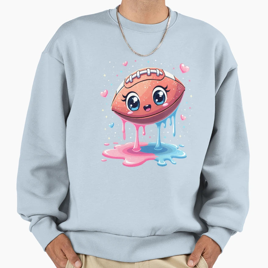 Football Drip Football Player Teen Sweatshirt - Unique Graphic for Adults - T-Shirt, Sweatshirt, Hoodie