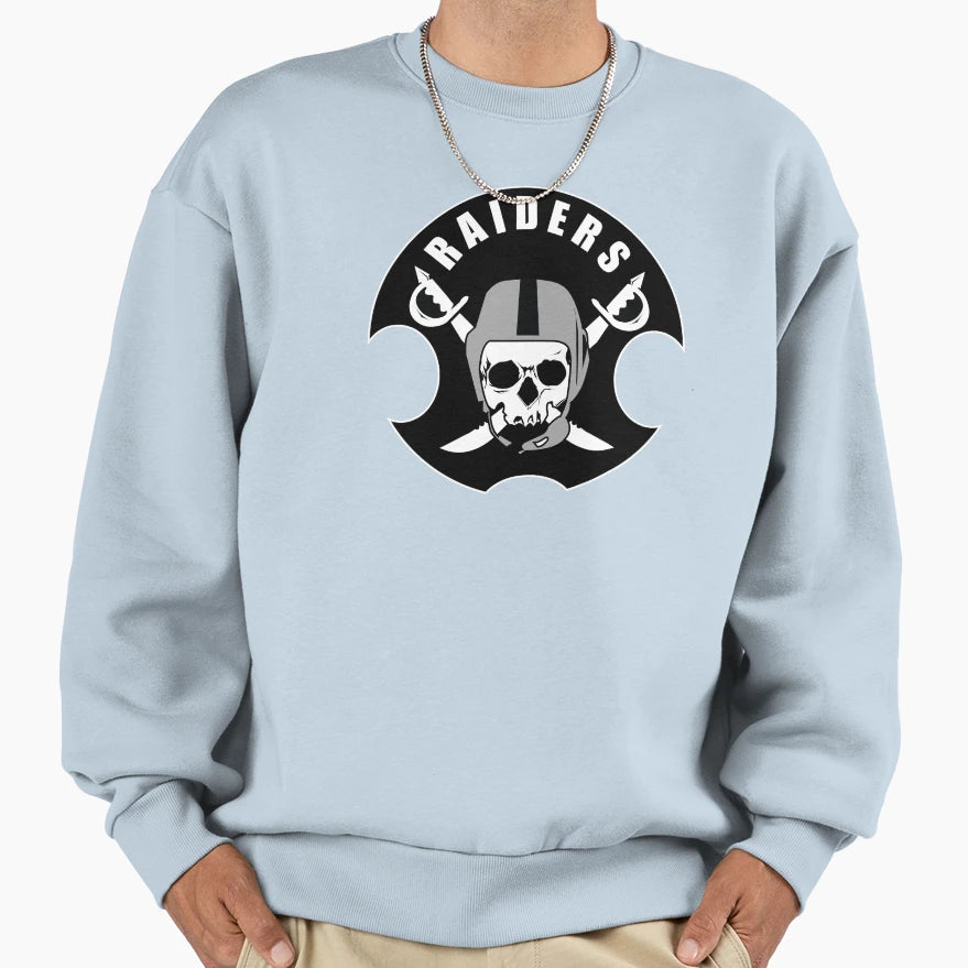 Skull Pirate Vegas Sword Sports Sweatshirt - Minimalist Print Men Women - T-Shirt, Sweatshirt, Hoodie