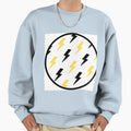 Round Lightning Bolt Sweatshirt - Aesthetic Graphic Unisex - T-Shirt, Sweatshirt, Hoodie