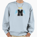 Letter M College Font Good Heaven Sweatshirt - Fun Novelty Design Unisex - T-Shirt, Sweatshirt, Hoodie