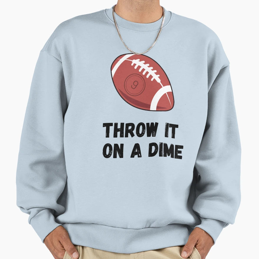 Trace Mcsorley Throw It Dime 9 Sweatshirt - Unique Graphic for Adults - T-Shirt, Sweatshirt, Hoodie