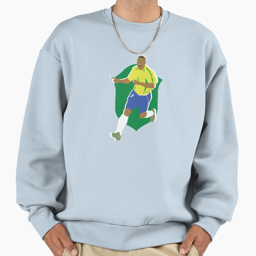 Ronaldo Il Fenomeno Brazil Legend Sweatshirt - Streetwear Style Unisex - T-Shirt, Sweatshirt, Hoodie