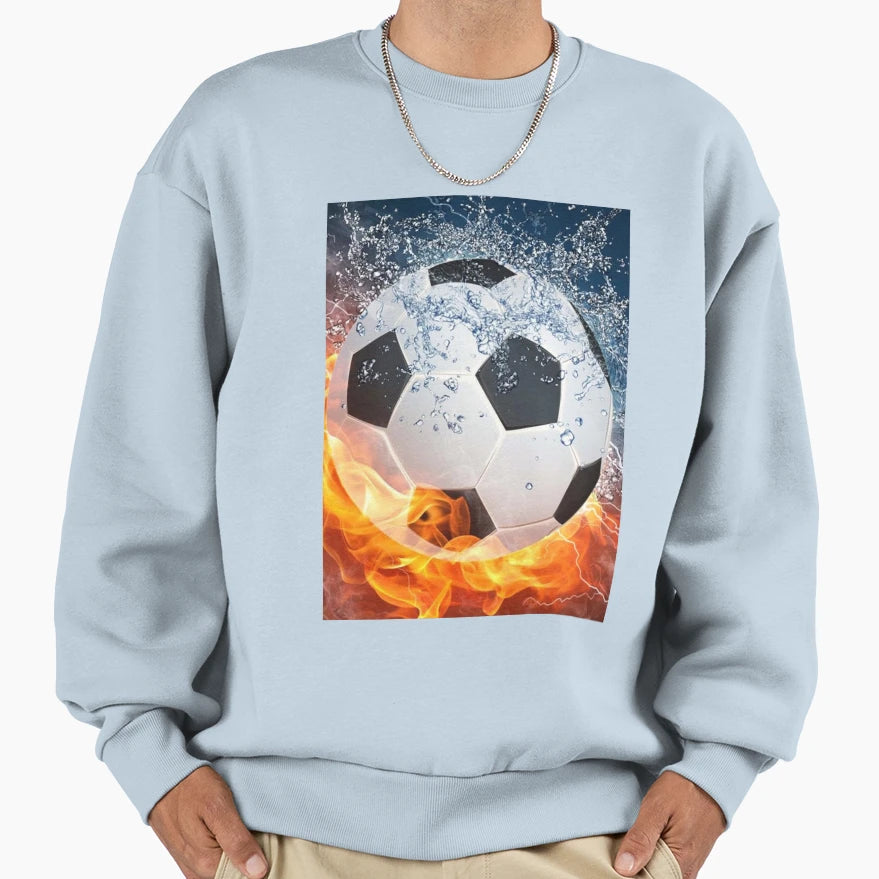 Soccer Wallpaper T-Shirt - Custom Art Print Men Women - T-Shirt, Sweatshirt, Hoodie