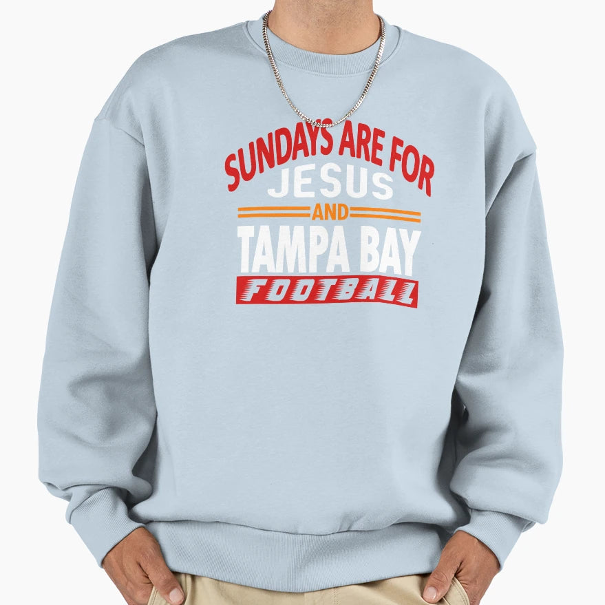 Tampa Bay Pro Football Sundays Are Sweatshirt - Custom Art Print Men Women - T-Shirt, Sweatshirt, Hoodie