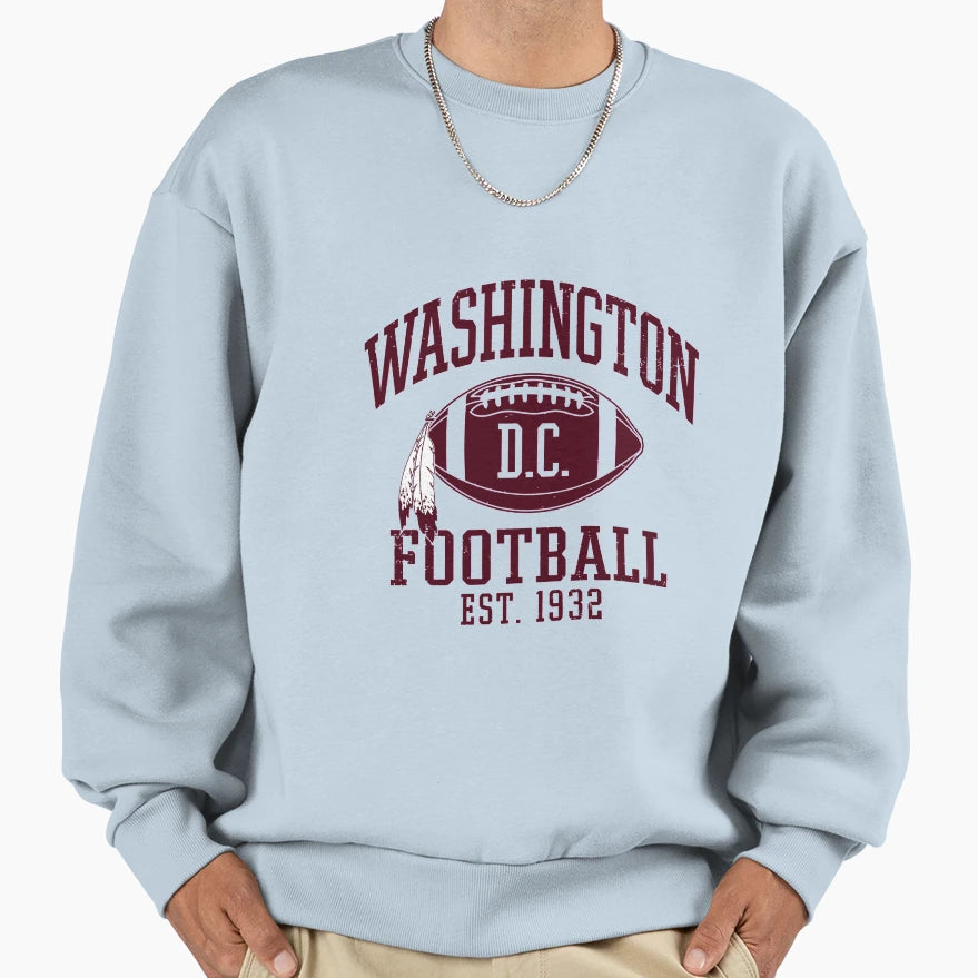 Washington Football Dc Sweatshirt - Custom Art Print Men Women - T-Shirt, Sweatshirt, Hoodie