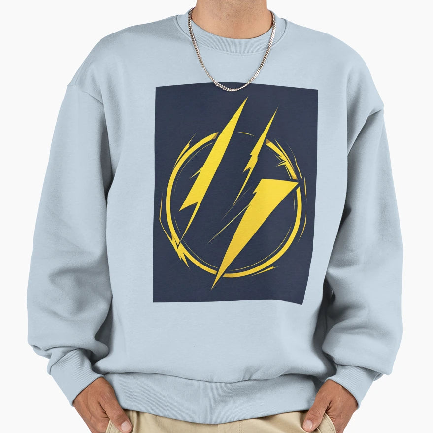 Lightning Bolt Sweatshirt - Custom Art Print Men Women - T-Shirt, Sweatshirt, Hoodie