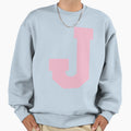 Alphabet Rose J Sports Letter J Sweatshirt - Graphic Print Men Women - T-Shirt, Sweatshirt, Hoodie