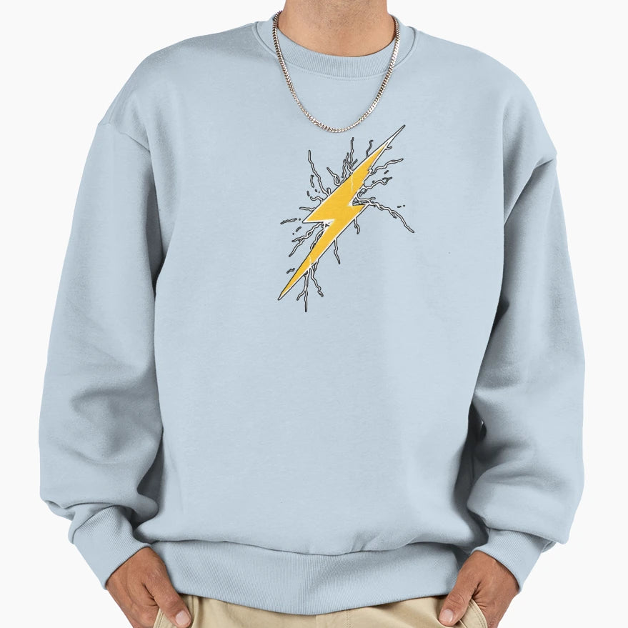 Lightning Bolt Strike Storm Sweatshirt - Novelty Apparel Men Women - T-Shirt, Sweatshirt, Hoodie