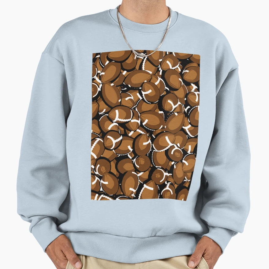 Football Season Sweatshirt - Custom Art Print Men Women - T-Shirt, Sweatshirt, Hoodie