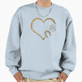 Hl Heart Gold Sweatshirt - Casual Everyday Wear Men Women - T-Shirt, Sweatshirt, Hoodie