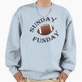 Sunday Funday Football Sport Short T-Shirt - Minimalist Print Men Women - T-Shirt, Sweatshirt, Hoodie